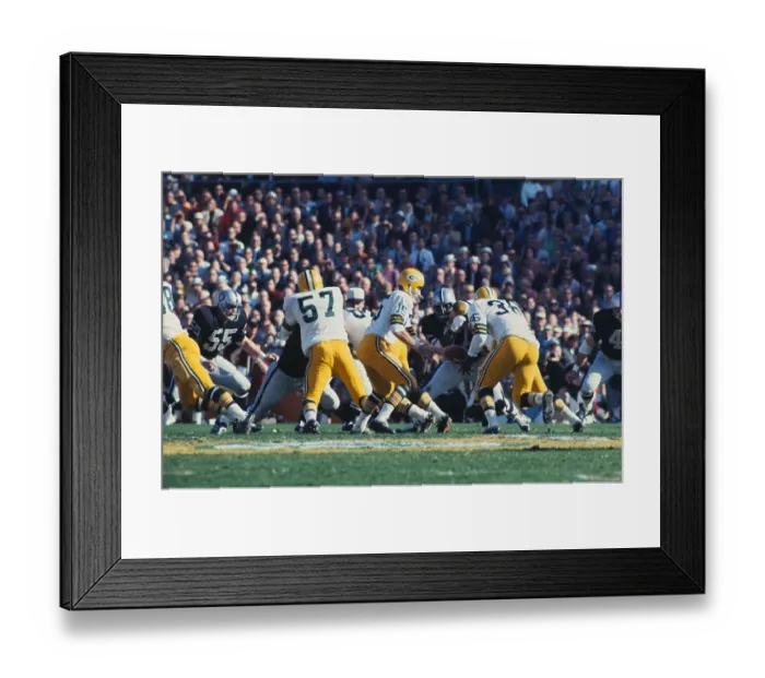 Framed Print : Quarterback Bart Starr During Super Bowl Framed Print : Quarterback Bart Starr During Super Bowl