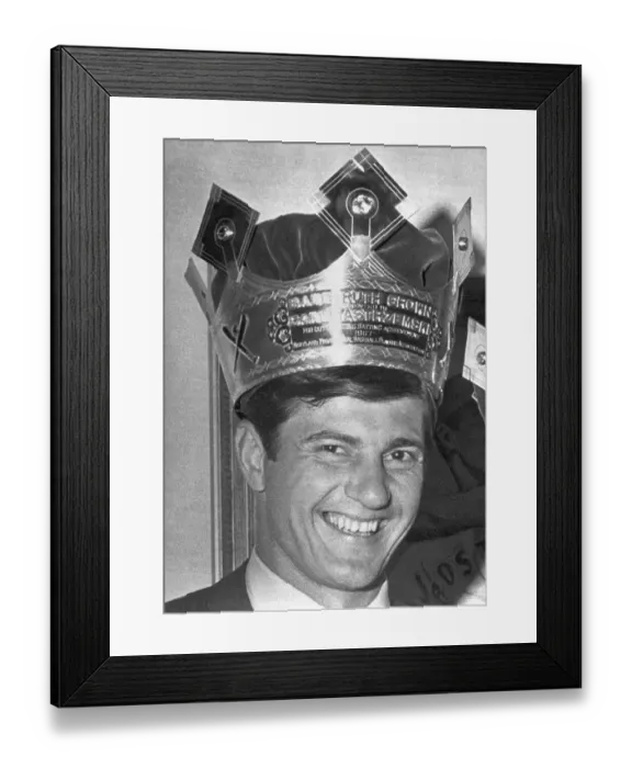 Framed Print : Carl Yastrzemski Wearing Headdress Framed Print : Carl Yastrzemski Wearing Headdress