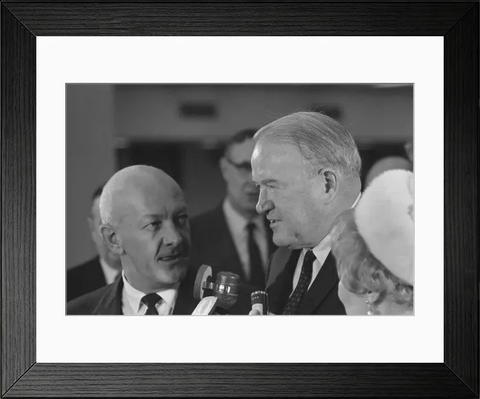 Framed Print : Ewing Kauffman and Joe Cronin Framed Print : Ewing Kauffman and Joe Cronin