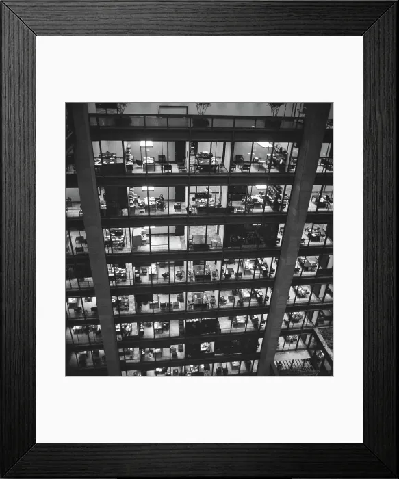 Framed Print : Exterior of Ford Foundation Building in New York Framed Print : Exterior of Ford Foundation Building in New York
