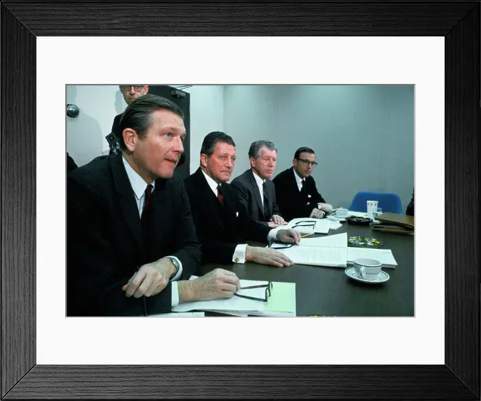 Framed Print : National Advisory Commission at Conference Table Framed Print : National Advisory Commission at Conference Table