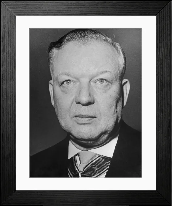 Framed Print : Portrait of Professor Werner Forssmann Framed Print : Portrait of Professor Werner Forssmann