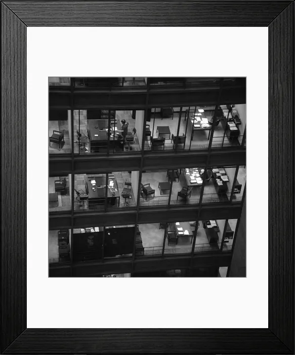 Framed Print : Exterior of Ford Foundation Building Framed Print : Exterior of Ford Foundation Building