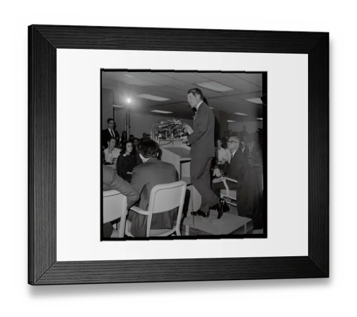 Framed Print : Robert Kennedy Speaking at Podium Framed Print : Robert Kennedy Speaking at Podium