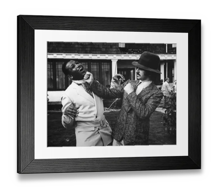 Framed Print : Sugar Ray Robinson and Ringo Starr Framed Print : Sugar Ray Robinson and Ringo Starr