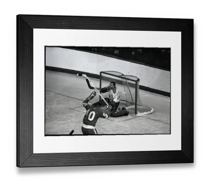 Framed Print : Hockey Players in Action Framed Print : Hockey Players in Action
