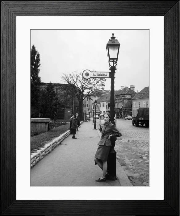 Framed Print : Elizabeth Hartman in Budapest Framed Print : Elizabeth Hartman in Budapest