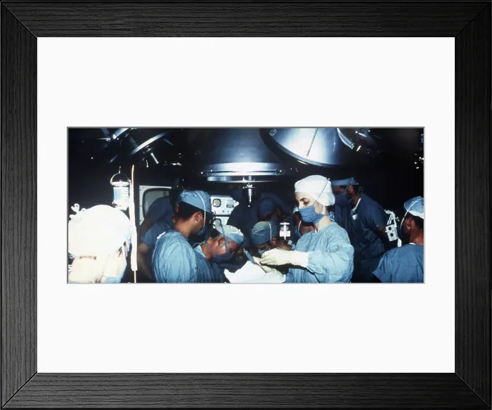 Framed Print : Doctors Performing First Heart Transplant Framed Print : Doctors Performing First Heart Transplant
