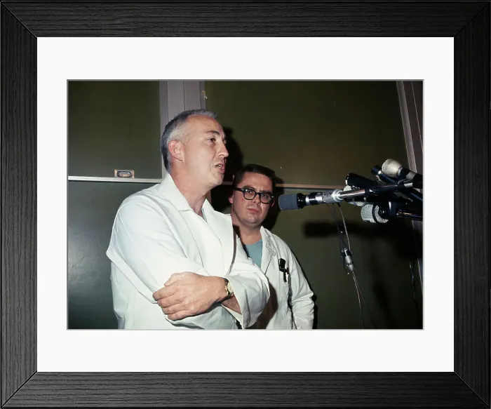 Framed Print : Dr Norman Shumway Framed Print : Dr Norman Shumway