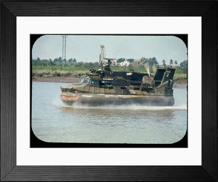 Framed Print : Side View of the Navy PACV Vehicle Framed Print : Side View of the Navy PACV Vehicle