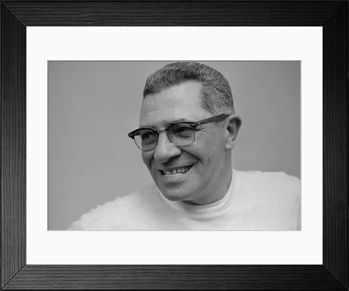 Framed Print : Green Bay Packers Coach Vince Lombardi Framed Print : Green Bay Packers Coach Vince Lombardi