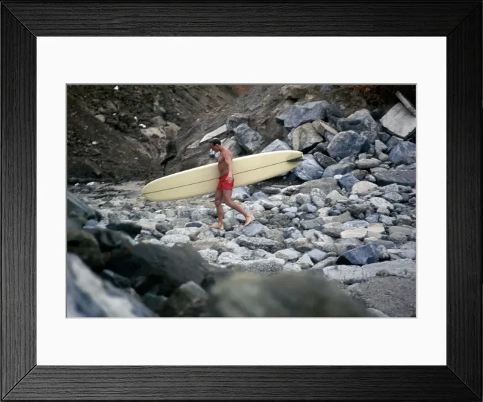 Framed Print : Surfer, Hawaii Framed Print : Surfer, Hawaii