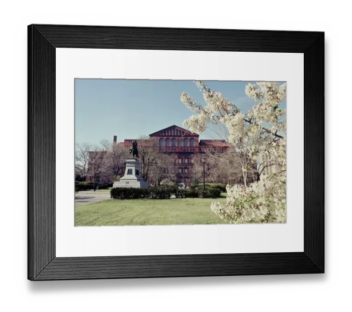 Framed Print : Pension Building In Washington Framed Print : Pension Building In Washington