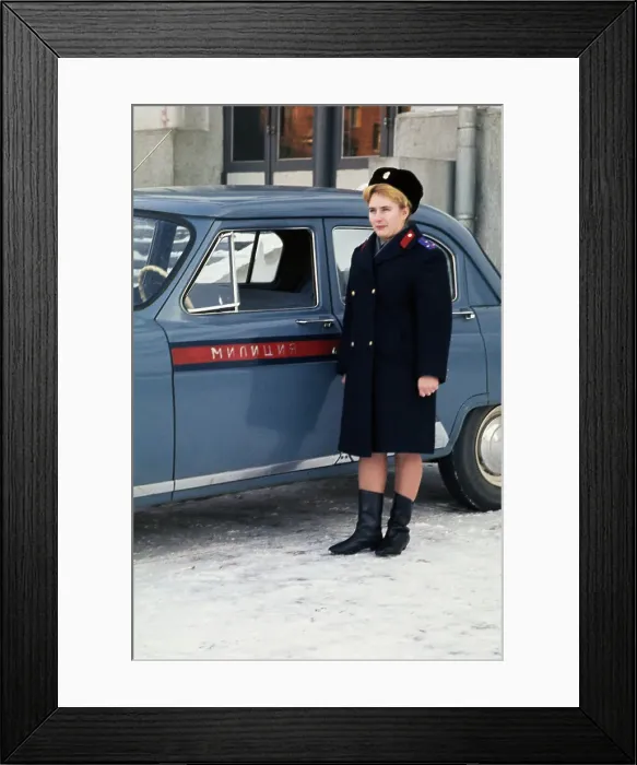 Framed Print : Moscow Police Officer Framed Print : Moscow Police Officer