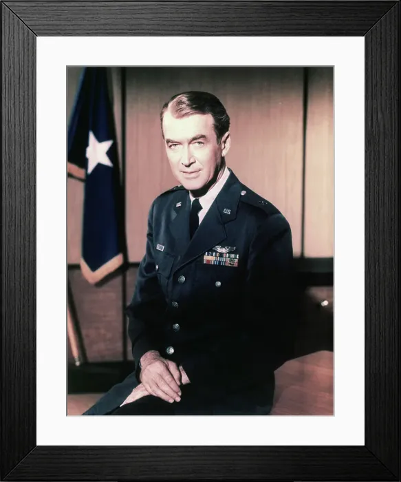 Framed Print : Actor James Stewart Wearing Brigadier General Uniform Framed Print : Actor James Stewart Wearing Brigadier General Uniform