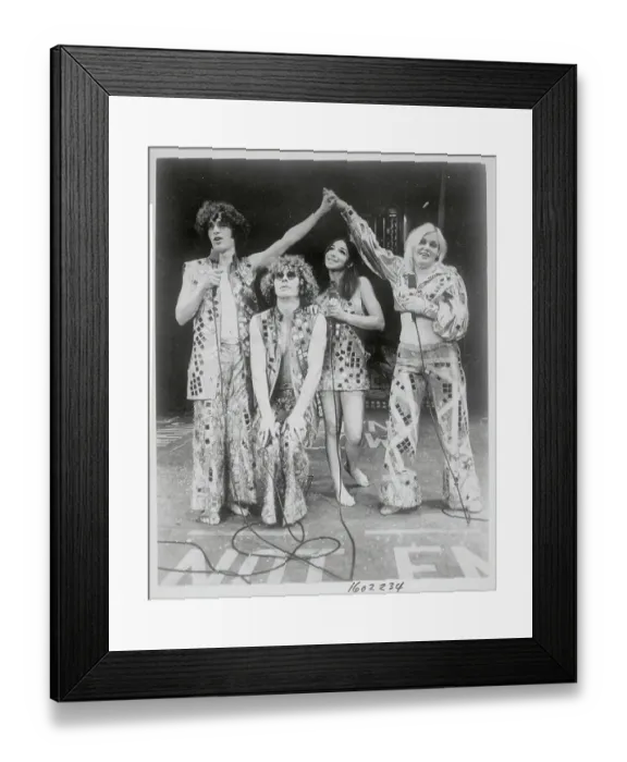 Framed Print : Theater Performers with Microphones Framed Print : Theater Performers with Microphones