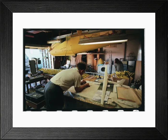 Framed Print : Making Model Sail Planes Framed Print : Making Model Sail Planes