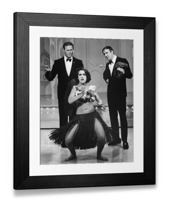 Framed Print : Dan Rowan and Dick Martin with Ruth Buzzi Framed Print : Dan Rowan and Dick Martin with Ruth Buzzi