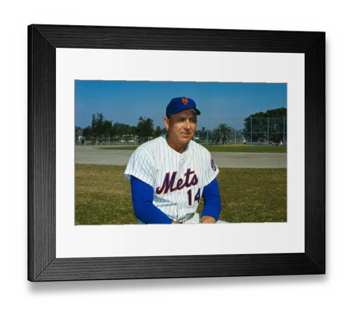 Framed Print : Portrait of Gil Hodges Wearing Mets Uniform Framed Print : Portrait of Gil Hodges Wearing Mets Uniform
