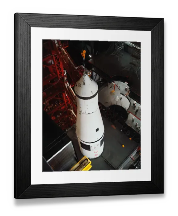 Framed Print : Closeup of a Command Module
