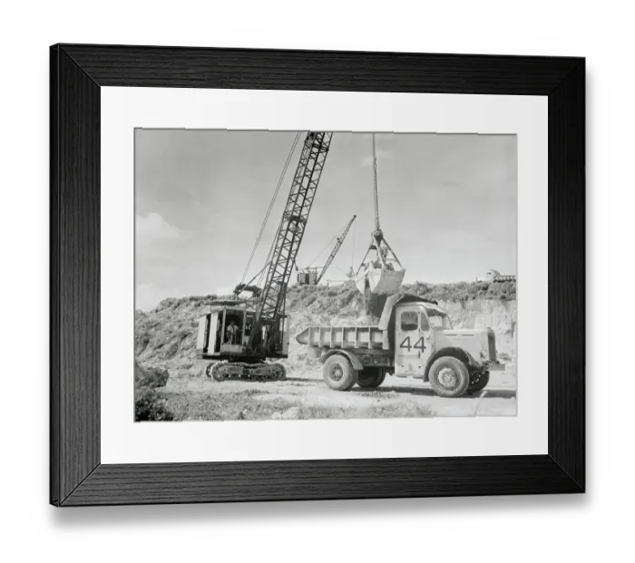 Framed Print : Large Truck at Phosphate Mine Framed Print : Large Truck at Phosphate Mine