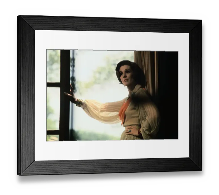 Framed Print : Julie Andrews Standing by Window Framed Print : Julie Andrews Standing by Window