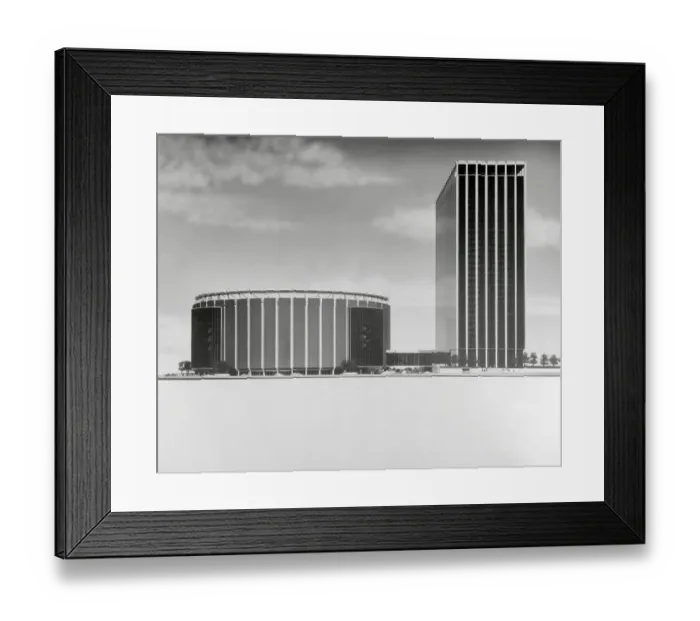 Framed Print : Modern Version of Madison Square Garden Framed Print : Modern Version of Madison Square Garden