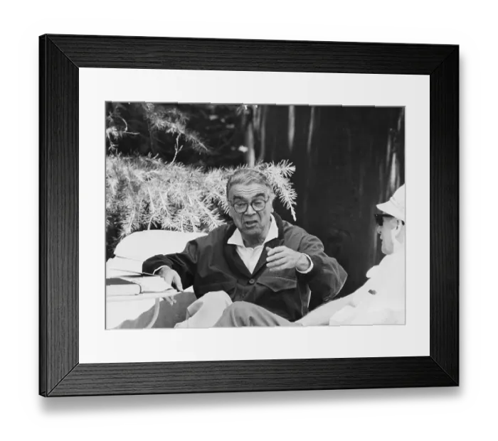 Framed Print : Portrait of Cristobal Balenciaga Framed Print : Portrait of Cristobal Balenciaga