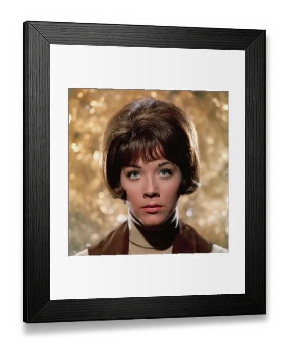 Framed Print : Linda Thorson in a Serious Pose