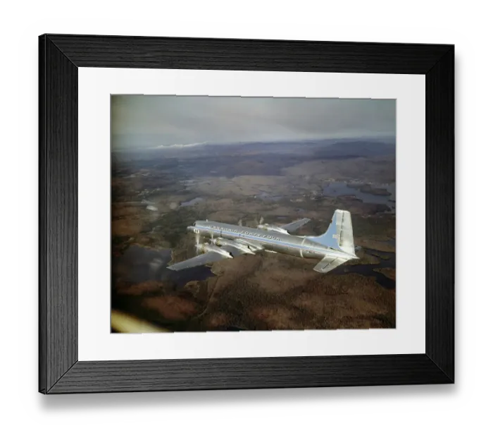 Framed Print : Canadair Forty Four In Flight Framed Print : Canadair Forty Four In Flight