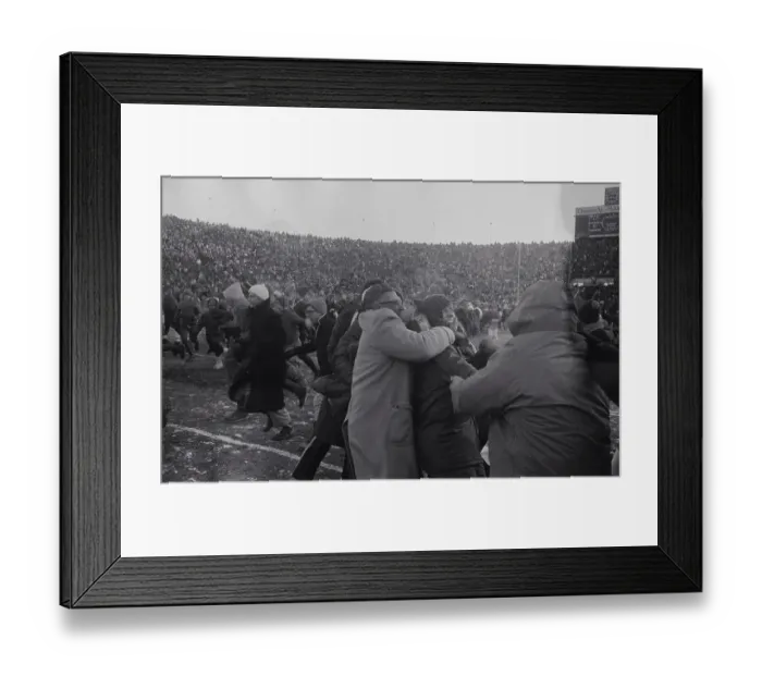 Framed Print : Vince Lombardi During Championship game Framed Print : Vince Lombardi During Championship game