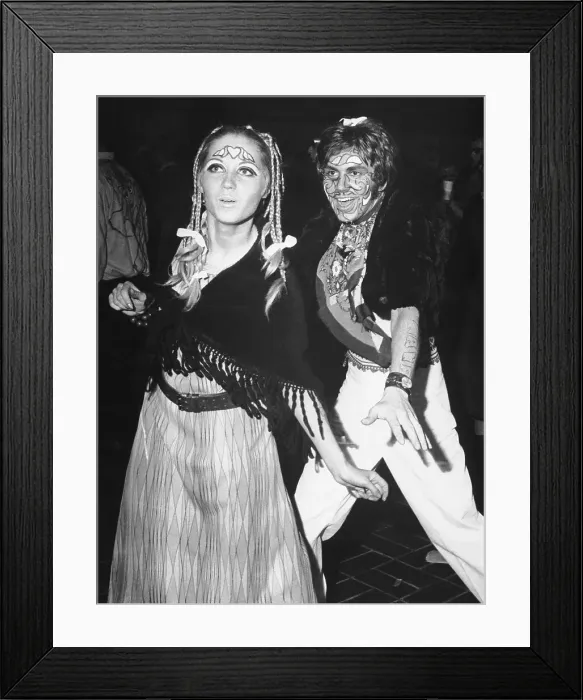 Framed Print : Hippy Couple Partying In Berlin Framed Print : Hippy Couple Partying In Berlin