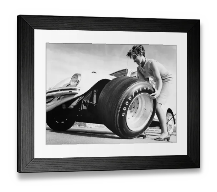 Framed Print : World's Largest Racing Tire Framed Print : World's Largest Racing Tire