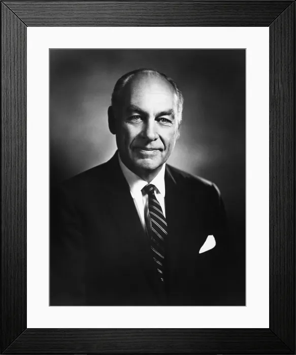 Framed Print : Researcher George Gallup Framed Print : Researcher George Gallup