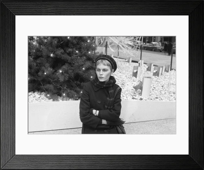 Framed Print : Mia Farrow During Filming of Rosemary's Baby Framed Print : Mia Farrow During Filming of Rosemary's Baby