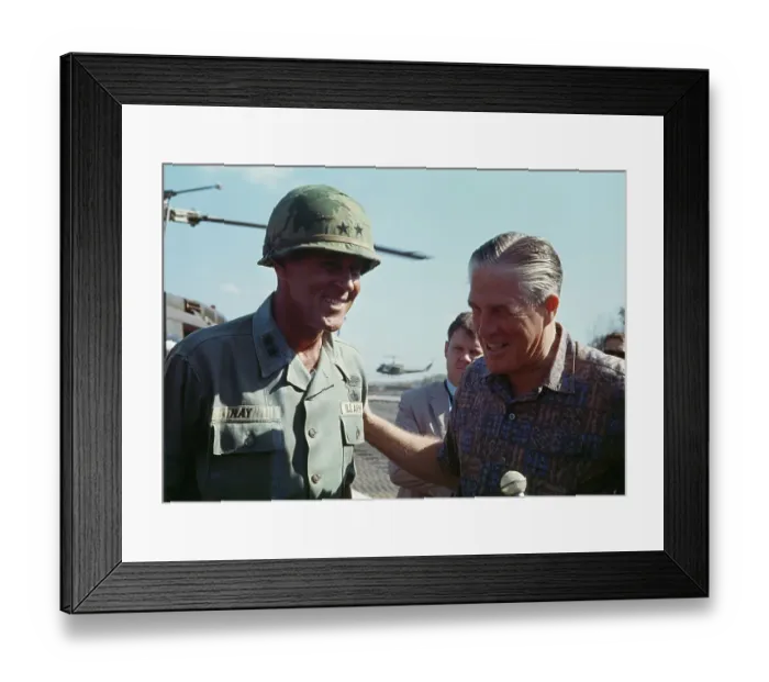 Framed Print : George Romney In Vietnam Framed Print : George Romney In Vietnam