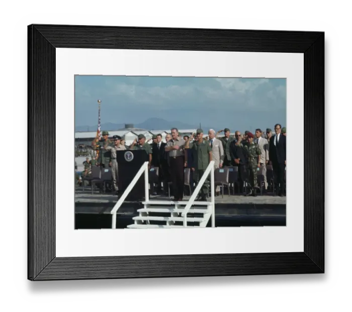 Framed Print : Lyndon Johnson In Vietnam Framed Print : Lyndon Johnson In Vietnam