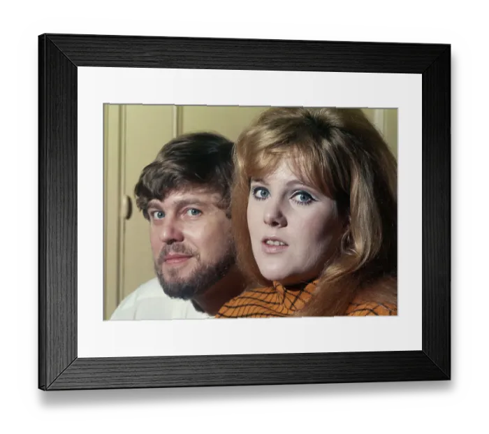 Framed Print : John Clark And Lynn Redgrave Framed Print : John Clark And Lynn Redgrave
