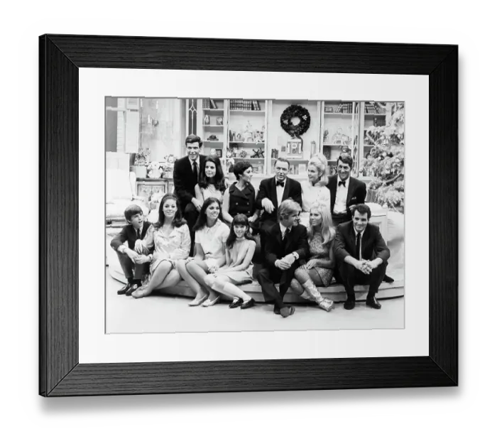 Framed Print : The Martin and Sinatra Families Framed Print : The Martin and Sinatra Families
