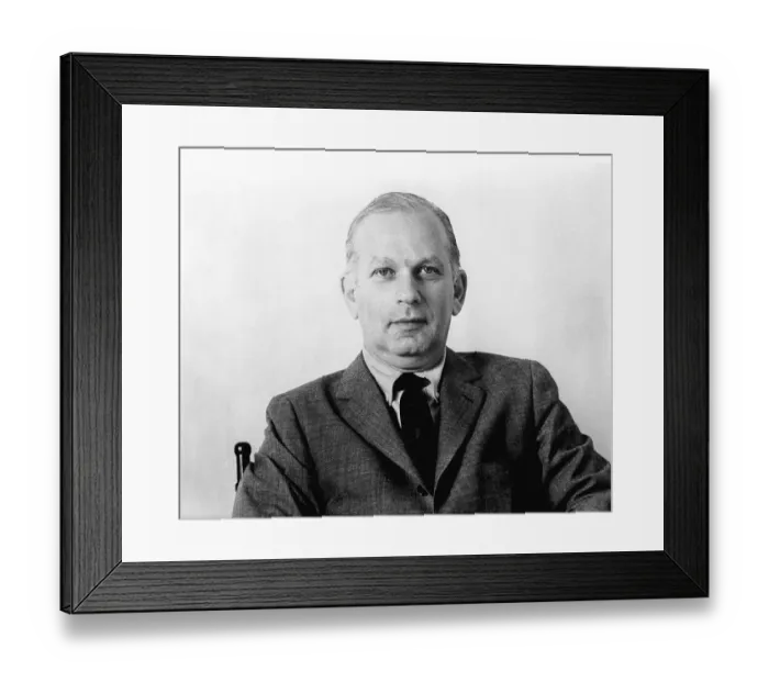 Framed Print : Pioneer of Creative Advertising William Bernbach