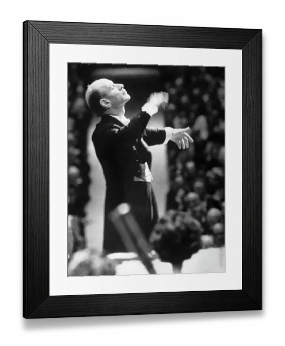Framed Print : Erich Leinsdorf Conducting Concert Framed Print : Erich Leinsdorf Conducting Concert