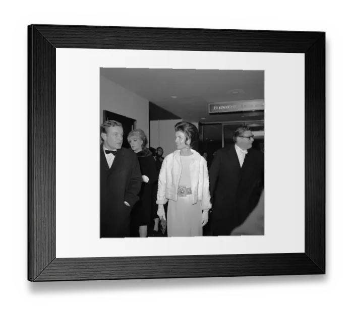 Framed Print : Jacqueline Kennedy Attending Carmen