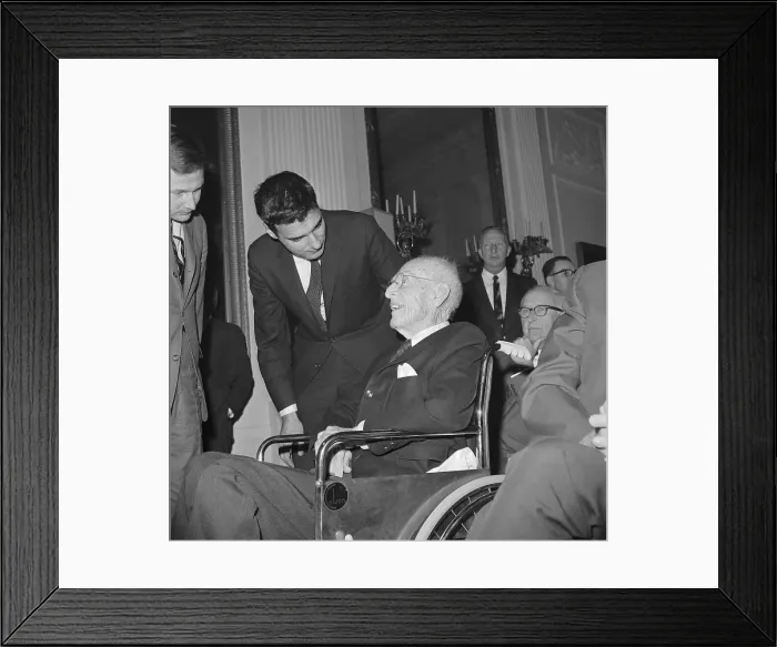 Framed Print : Ralph Nader Speaks with Upton Sinclair Framed Print : Ralph Nader Speaks with Upton Sinclair