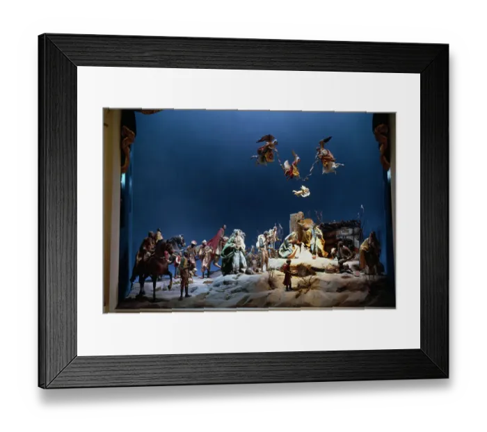 Framed Print : White House Nativity Scene Framed Print : White House Nativity Scene