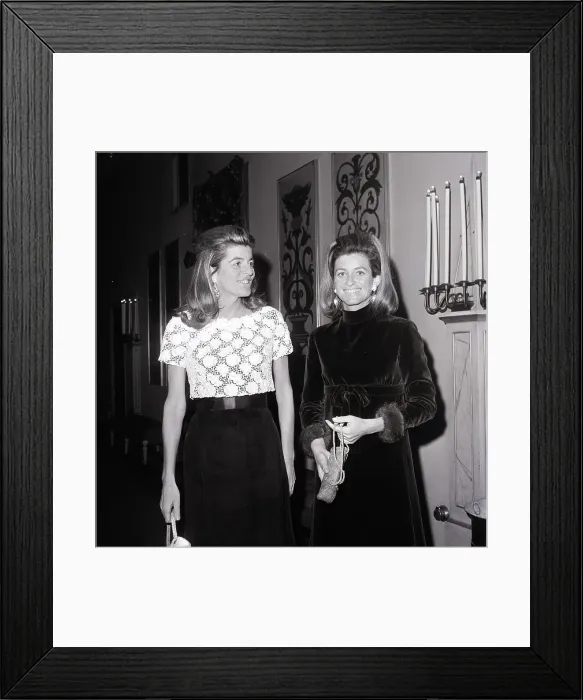Framed Print : Pat Lawford With Mrs. Stephen Smith Framed Print : Pat Lawford With Mrs. Stephen Smith