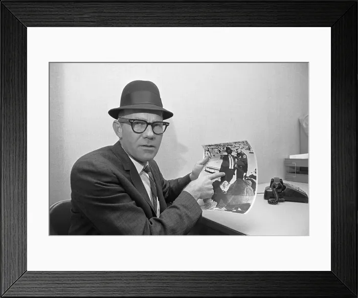 Framed Print : Buddy Walthers Pointing to Himself Framed Print : Buddy Walthers Pointing to Himself