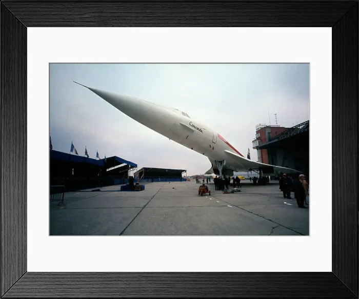 Framed Print : Prototype of Anglo French Airliner Concorde Framed Print : Prototype of Anglo French Airliner Concorde