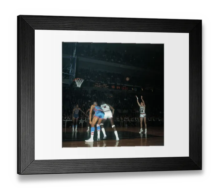 Framed Print : Action During Game Between Knicks and Hawks Framed Print : Action During Game Between Knicks and Hawks