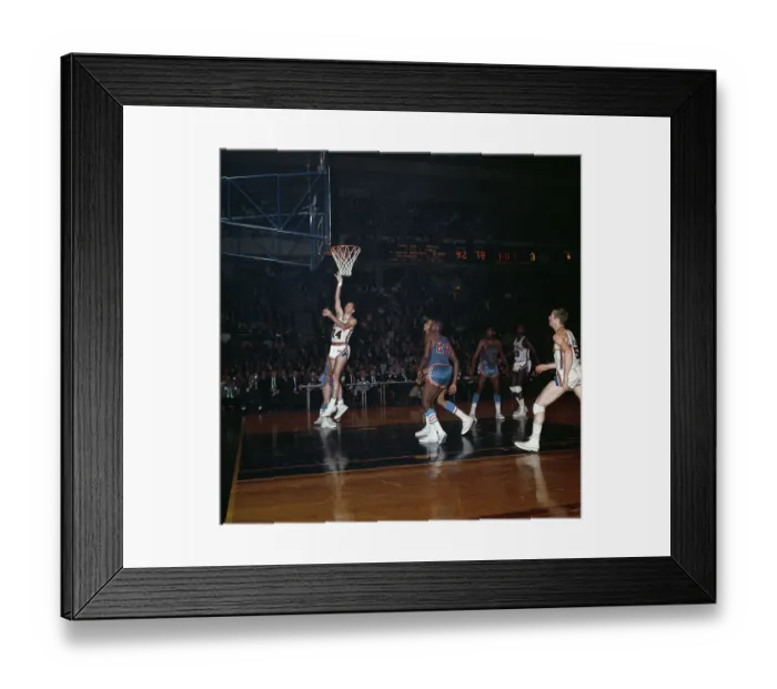 Framed Print : New York Knicks Vs St Louis Hawks Framed Print : New York Knicks Vs St Louis Hawks