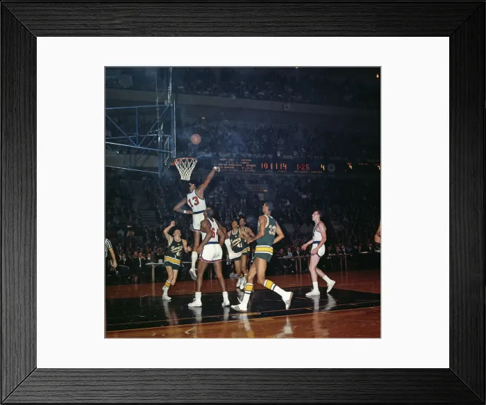 Framed Print : Philadelphia 76ers Vs Seattle SuperSonics Framed Print : Philadelphia 76ers Vs Seattle SuperSonics